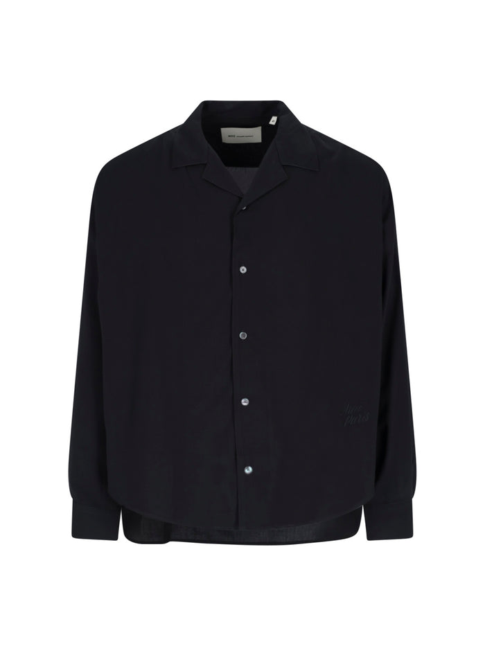 Ami Shirts Black Viscose