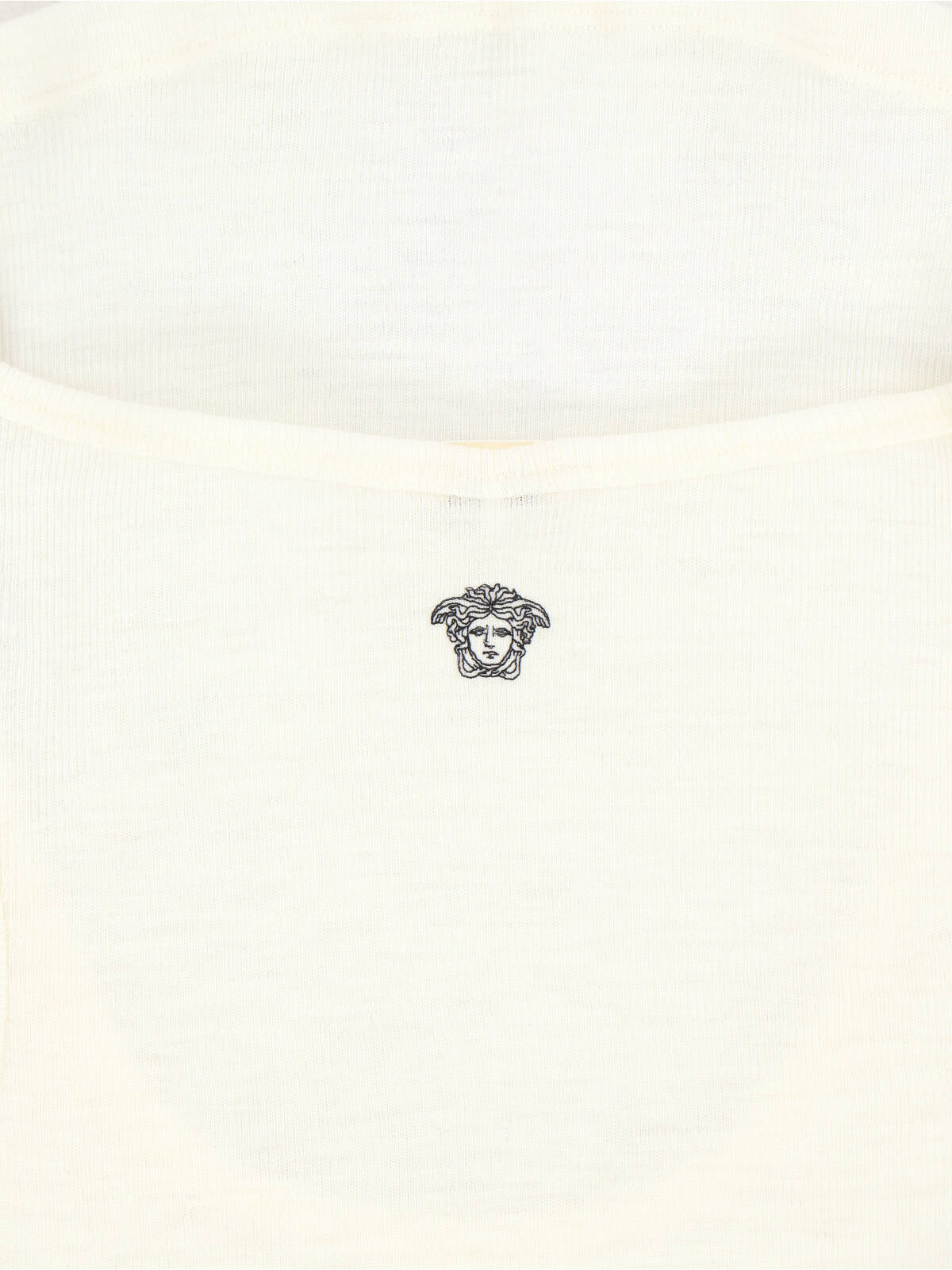 Versace Top White Virgin Wool