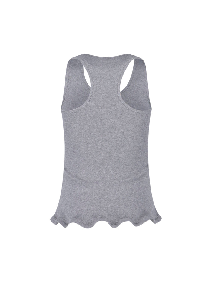 Stella McCartney Top Grey Cotton