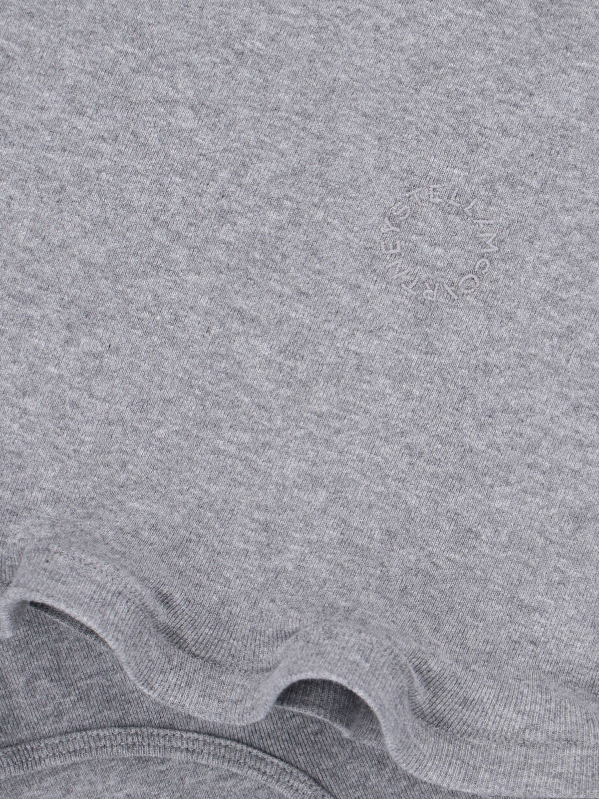 Stella McCartney Top Grey Cotton
