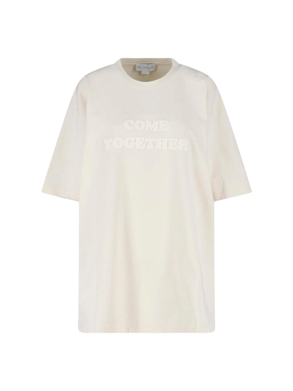 Stella McCartney Material 1: 94% Cotton t-shirt in white