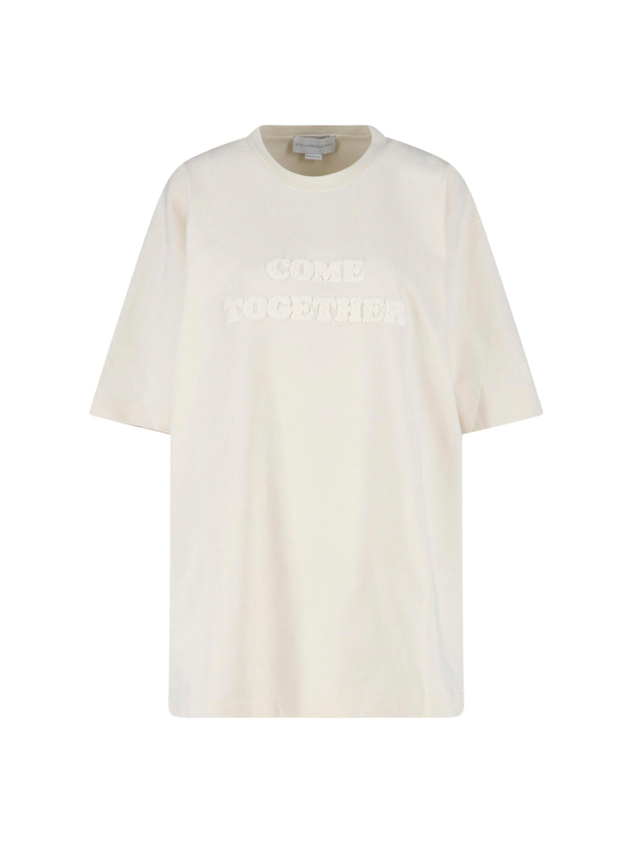 Stella McCartney Material 1: 94% Cotton t-shirt in white
