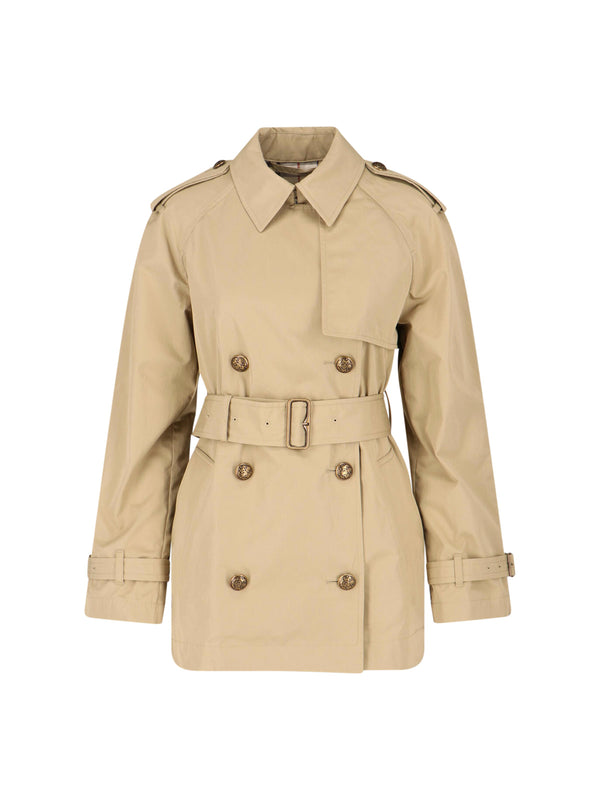 Burberry 100% Cotton trench coat in beige