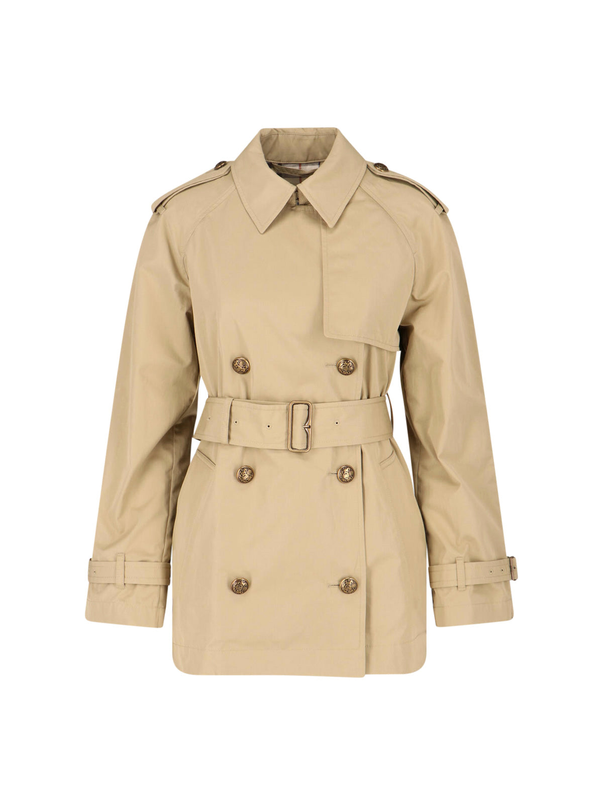Burberry Jackets Beige Cotton