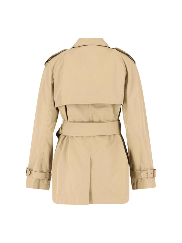Burberry Jackets Beige Cotton