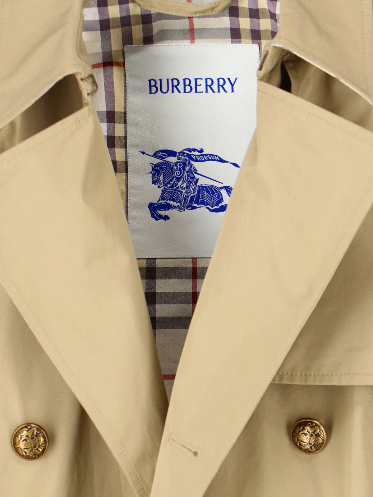 Burberry Jackets Beige Cotton