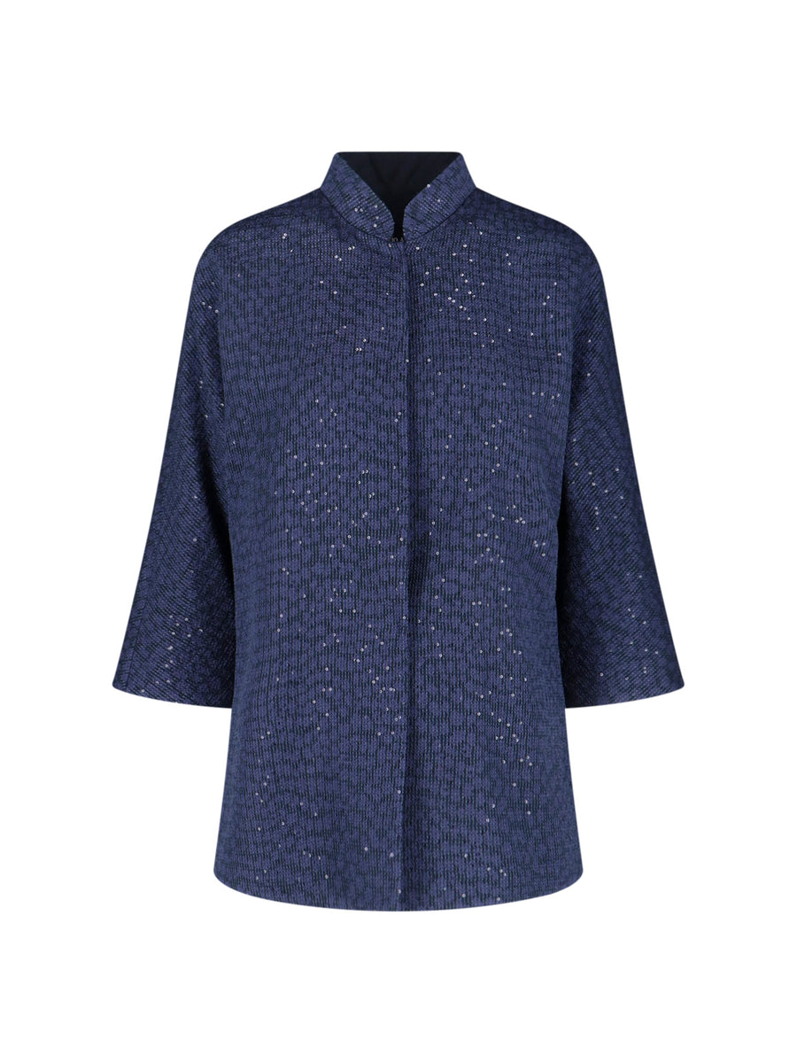 Giorgio Armani 55% Viscose jacket in navy
