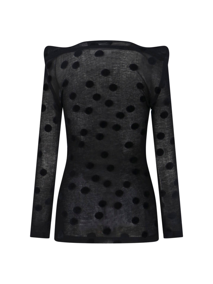 Junya Watanabe Top Black Cotton