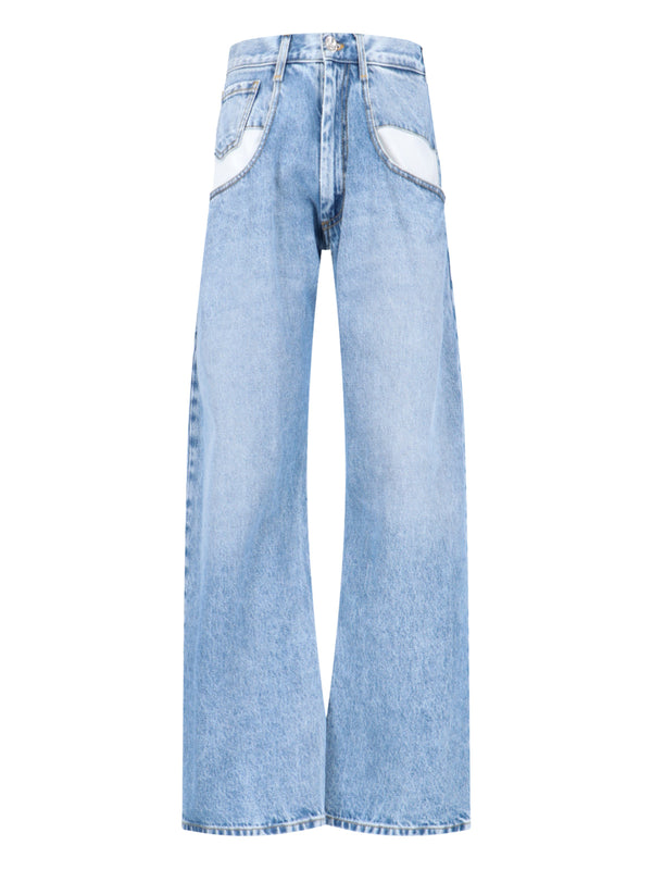Maison Margiela 100% Cotton jeans in blue