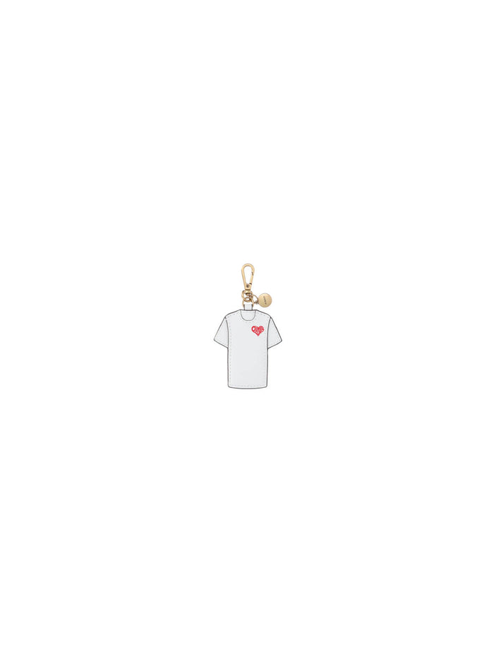 Pinko Keychains White Leather