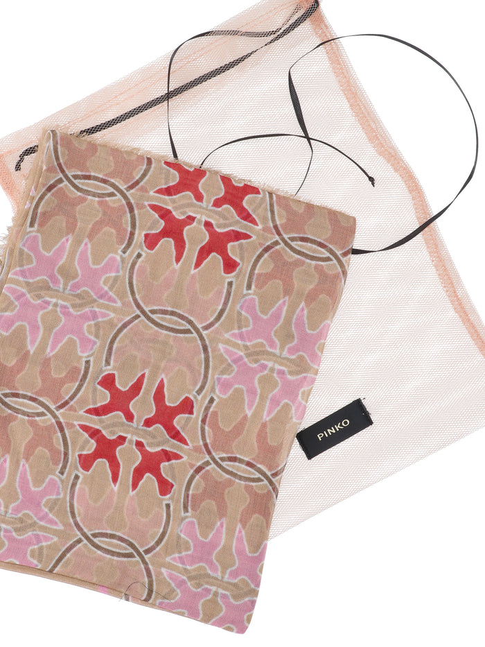 Pinko Scarfs Pink Modal