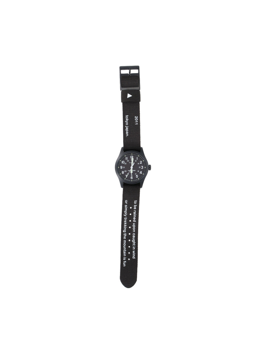 And Wander 100% Stainless Steel belt in black