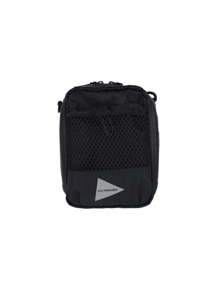 And Wander 100% polyester mini bag in black