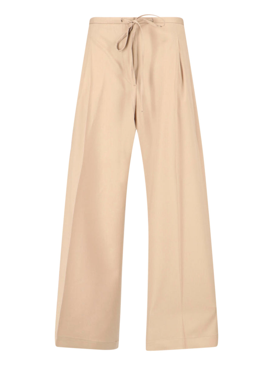 Rohe 100% virgin wool trousers in beige