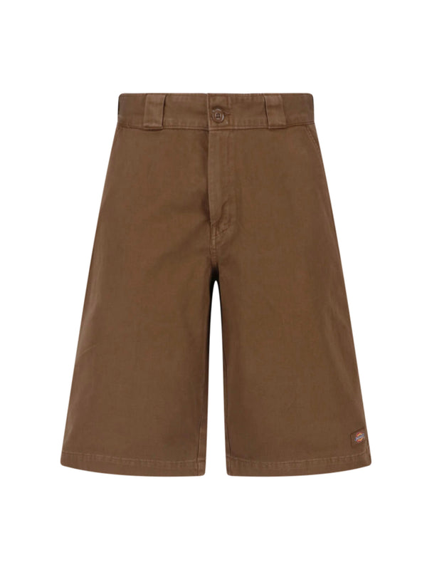 Dickies 100% cotton shorts in brown