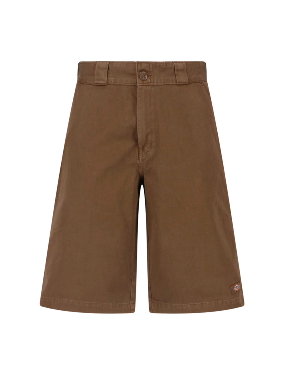 Dickies 100% cotton shorts in brown