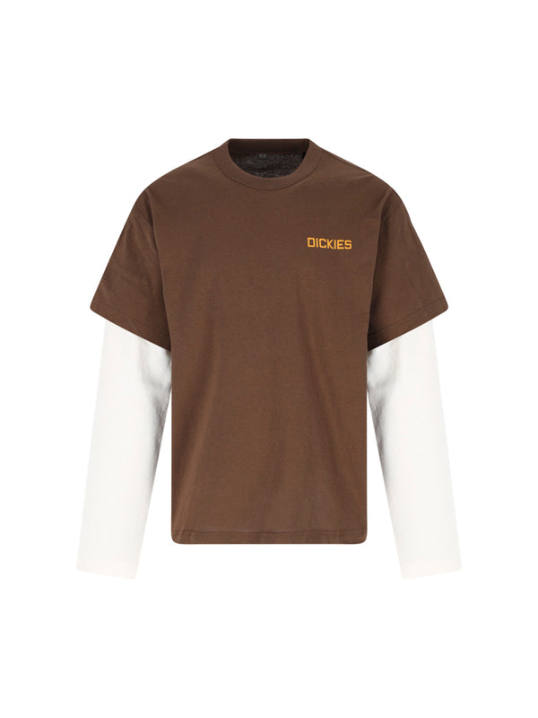 Dickies 100% cotton t-shirt in brown