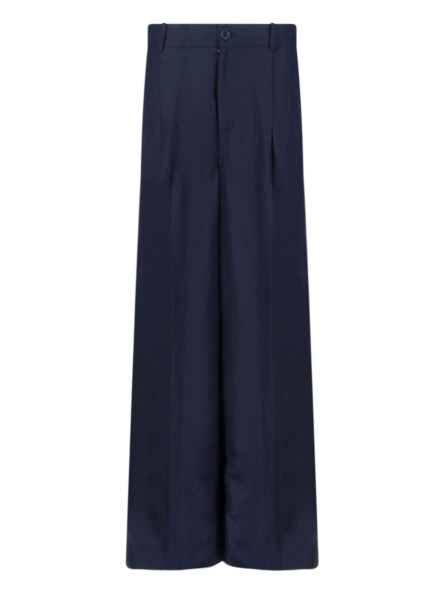 Lauren Ralph Lauren 55% Linen trousers in blue
