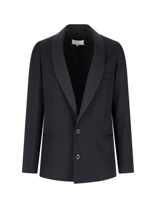 Maison Margiela 100% Virgin Wool blazer in black