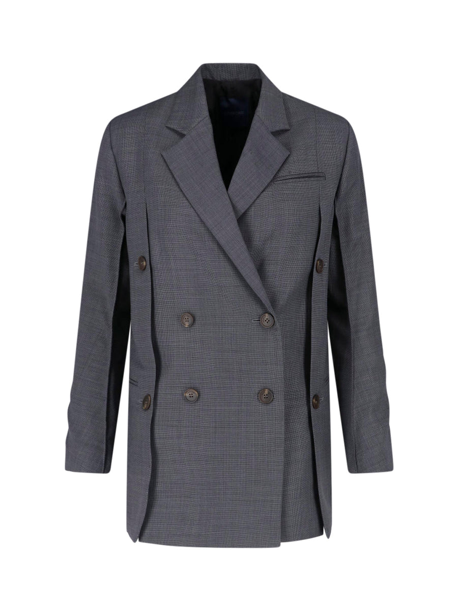 Eudon Choi 100% virgin wool blazer in gray