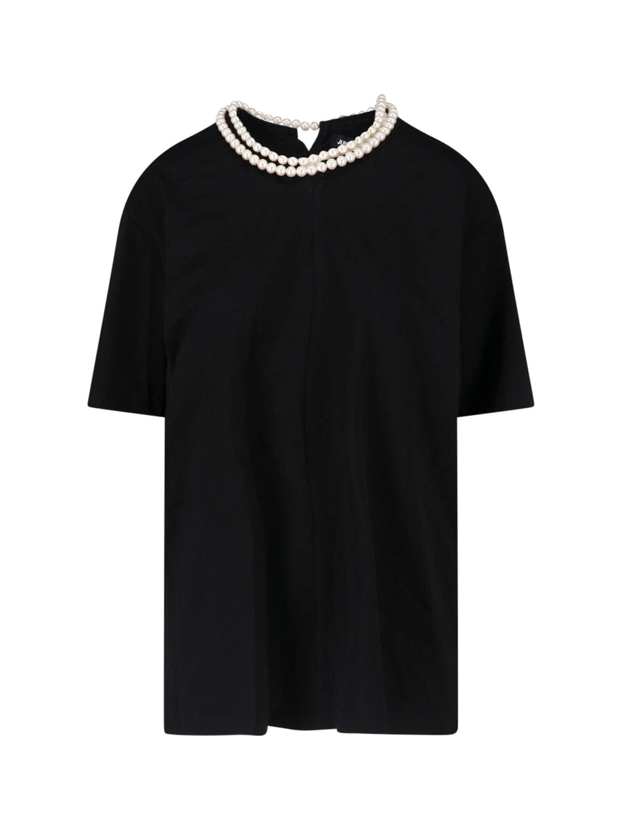 Junya Watanabe 100% cotton t-shirt in black