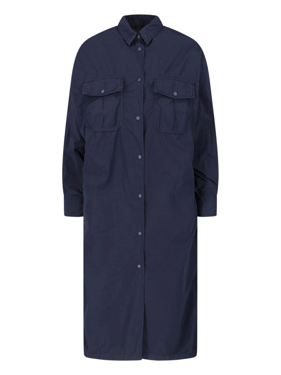 Aspesi 80% Polyester shirt jacket in navy