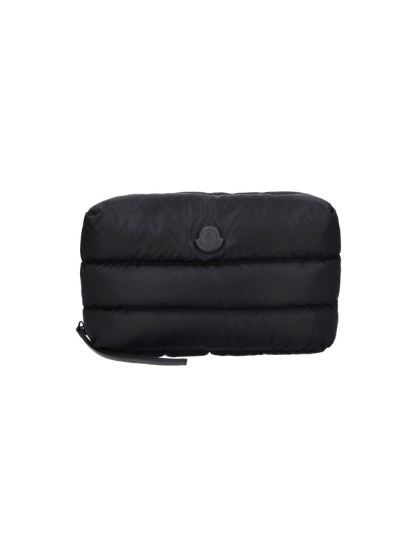 Moncler Outer: 100% Polyamide clutch in black