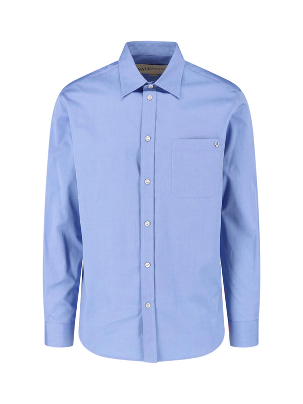 Valentino 100% cotton shirt in blue