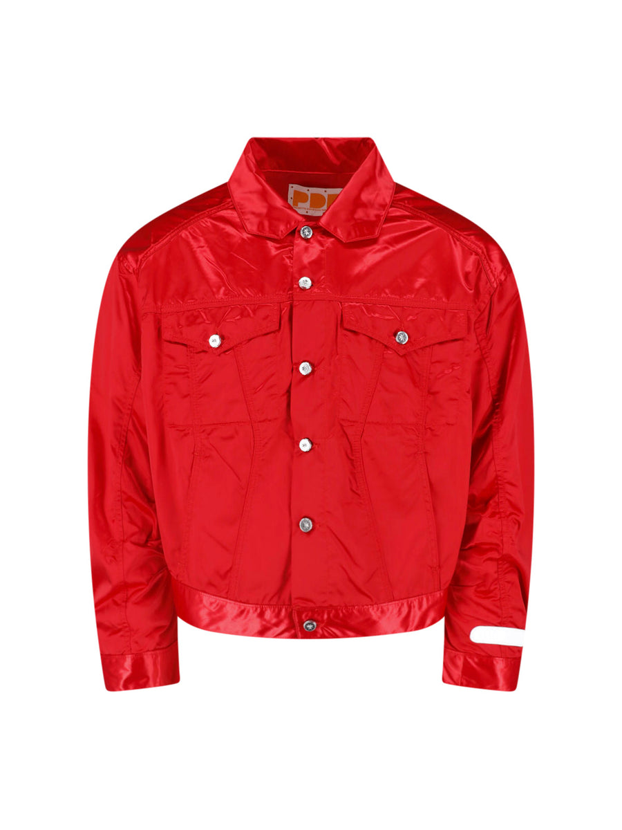 Pdf 59% Polyurethane jacket in red
