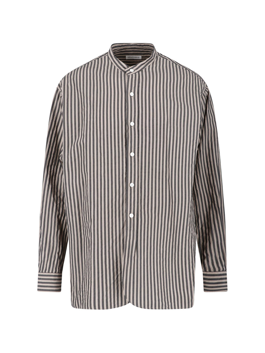 Kaptain Sunshine 100% cotton shirt in brown