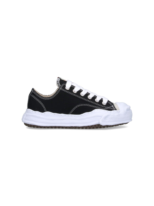 Maison Mihara Yasuhiro Upper: 100% Cotton sneaker in black
