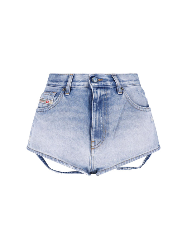 Diesel 100% Cotton denim shorts in blue