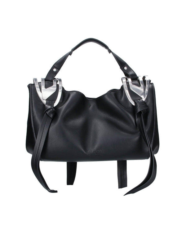 Diesel 100% polyurethane shoulder bag in black