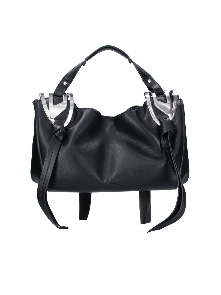 Diesel 100% polyurethane shoulder bag in black