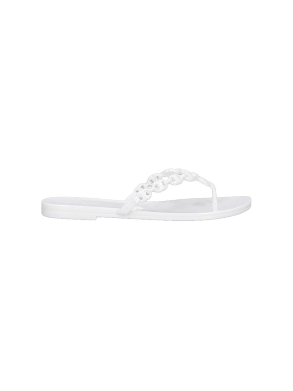 Tory Burch 100% Thermoplastic Polyurethane sandal in white