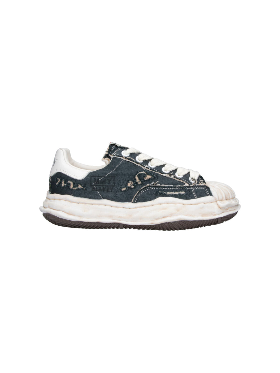 Maison Mihara Yasuhiro Upper: 100% Cotton sneaker in black