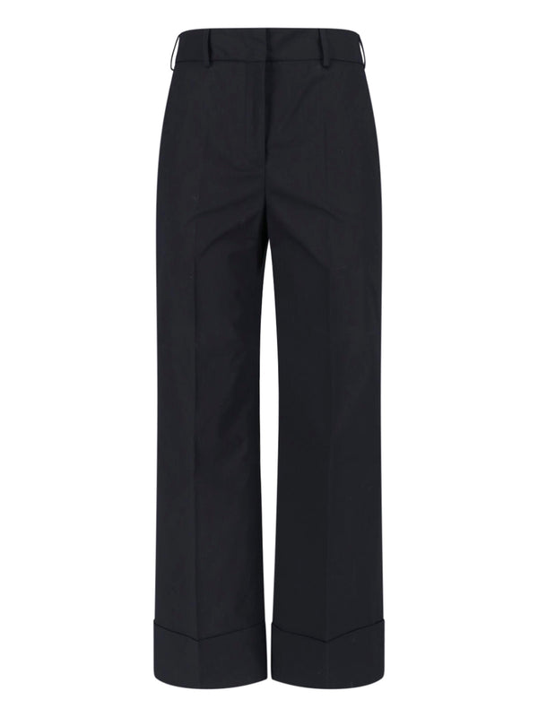 Incotex 97% Cotton trousers in black