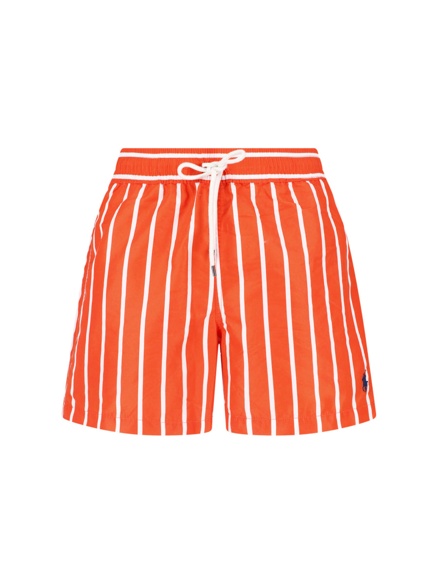 Polo Ralph Lauren 100% Recycled Polyester swim shorts in orange
