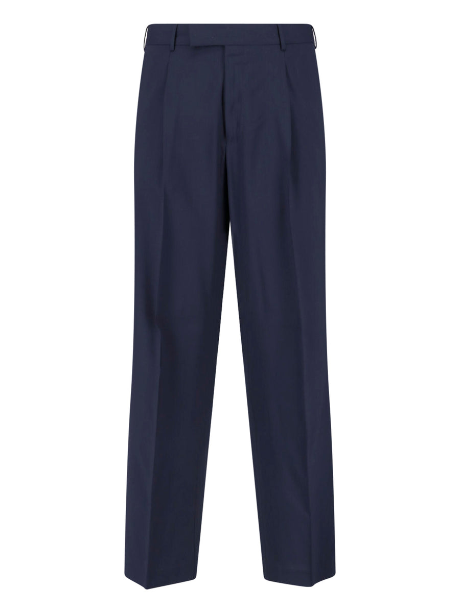Pt Torino 100% virgin Wool trousers in navy