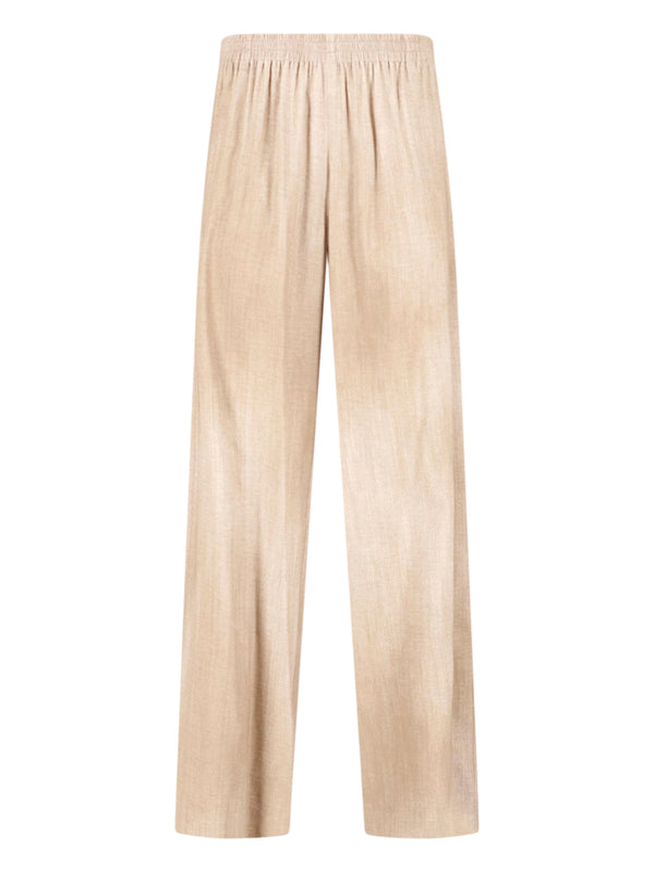 Ermanno Scervino 100% viscose trousers in beige