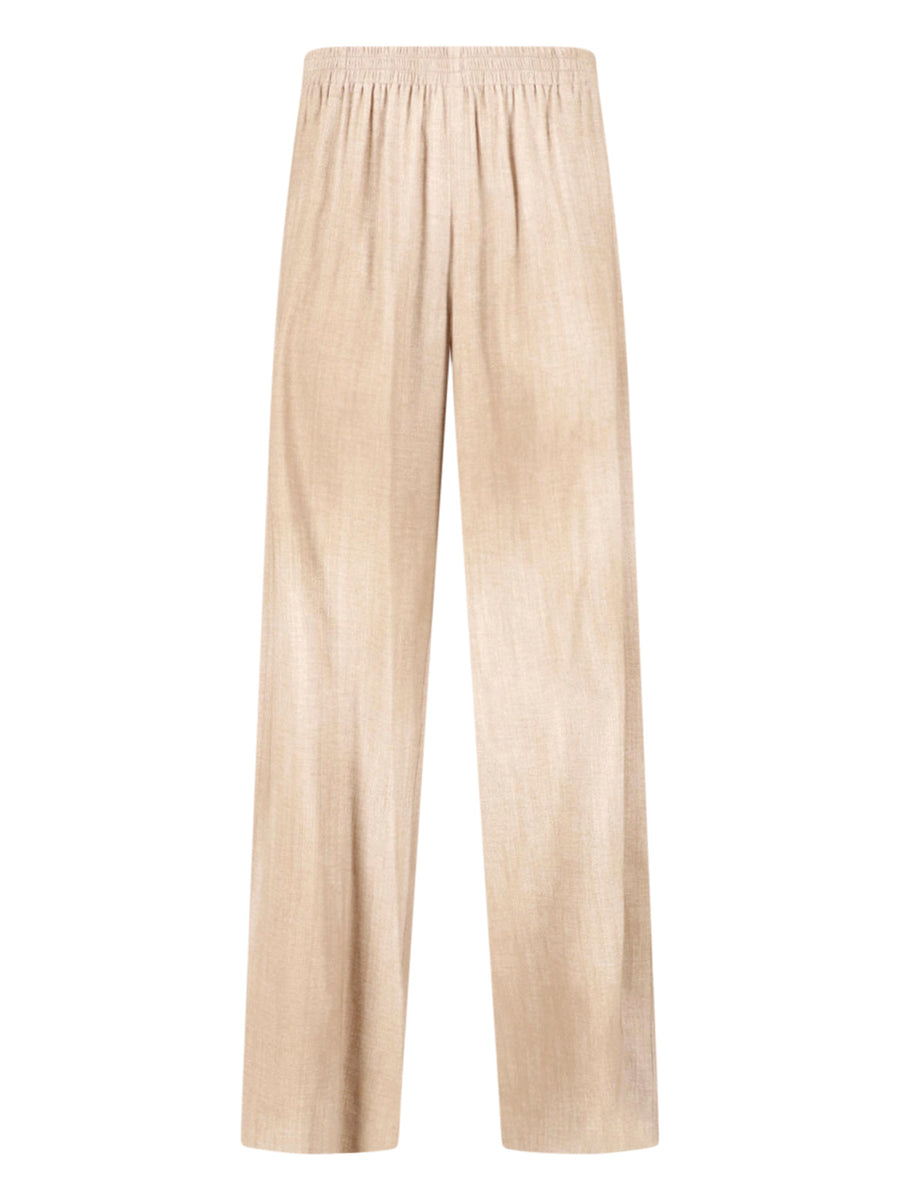 Ermanno Scervino 100% viscose trousers in beige