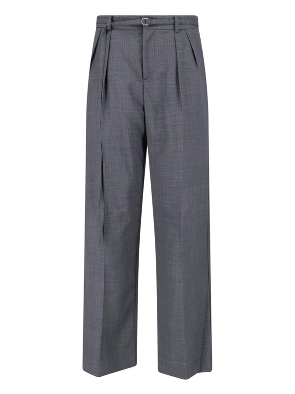 Eudon Choi 100% virgin wool trousers in gray