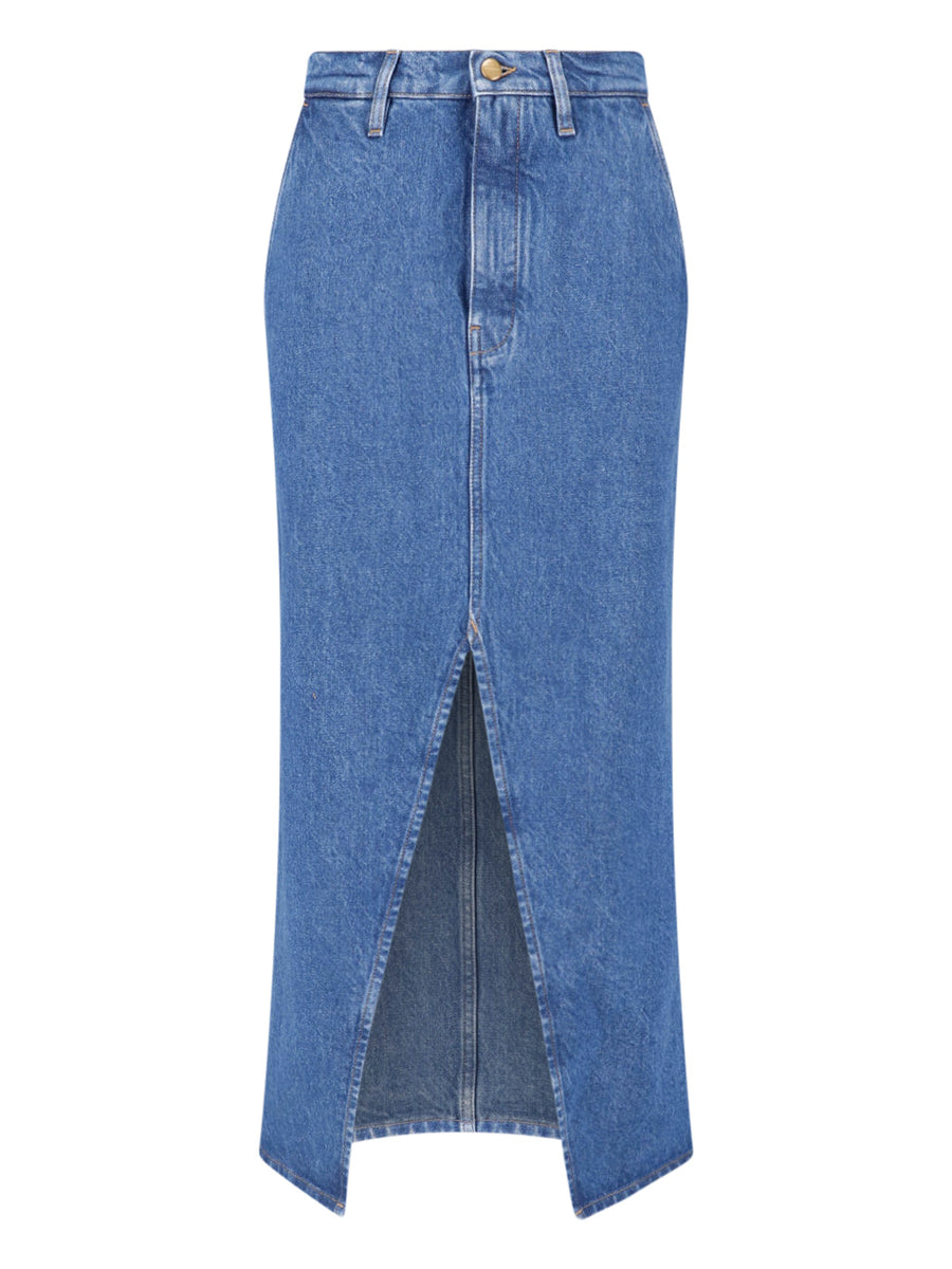 Jil Sander 100% Cotton skirt in blue