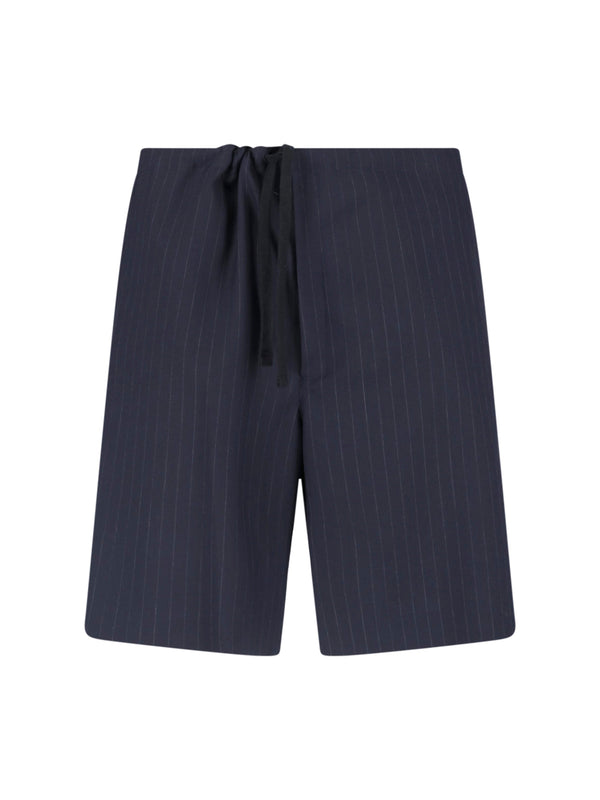 Kaptain Sunshine 100% wool shorts in navy