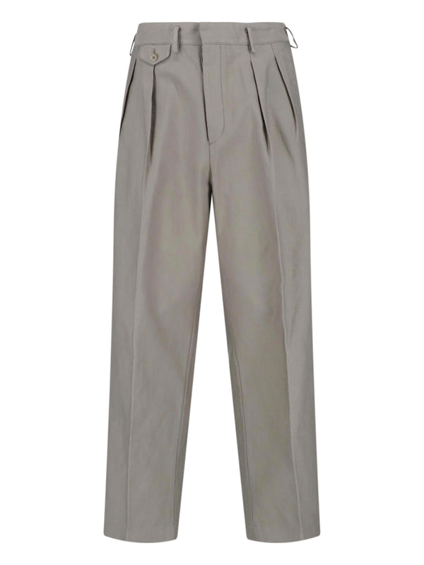 Kaptain Sunshine 100% cotton trousers in gray
