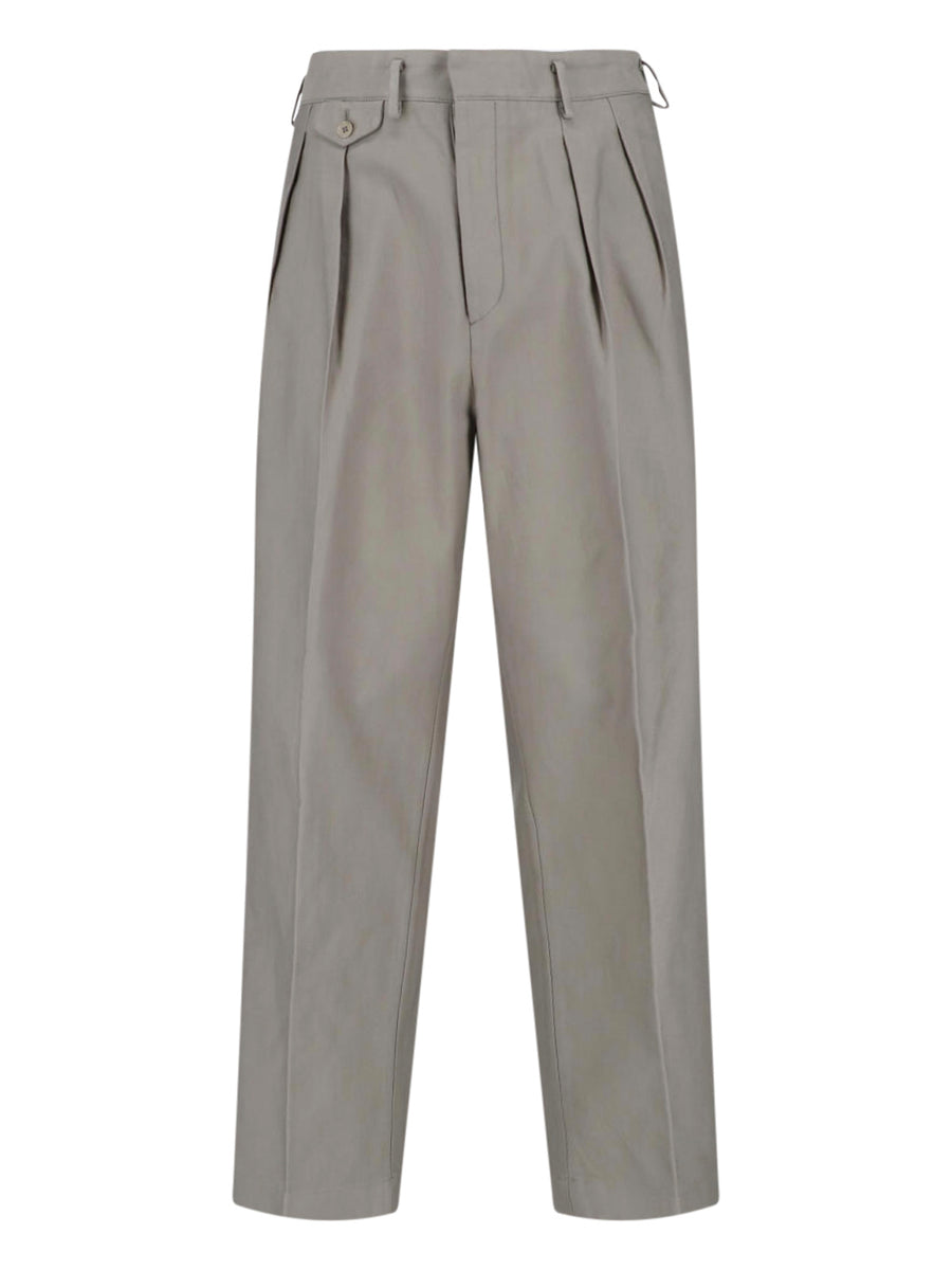 Kaptain Sunshine 100% cotton trousers in gray