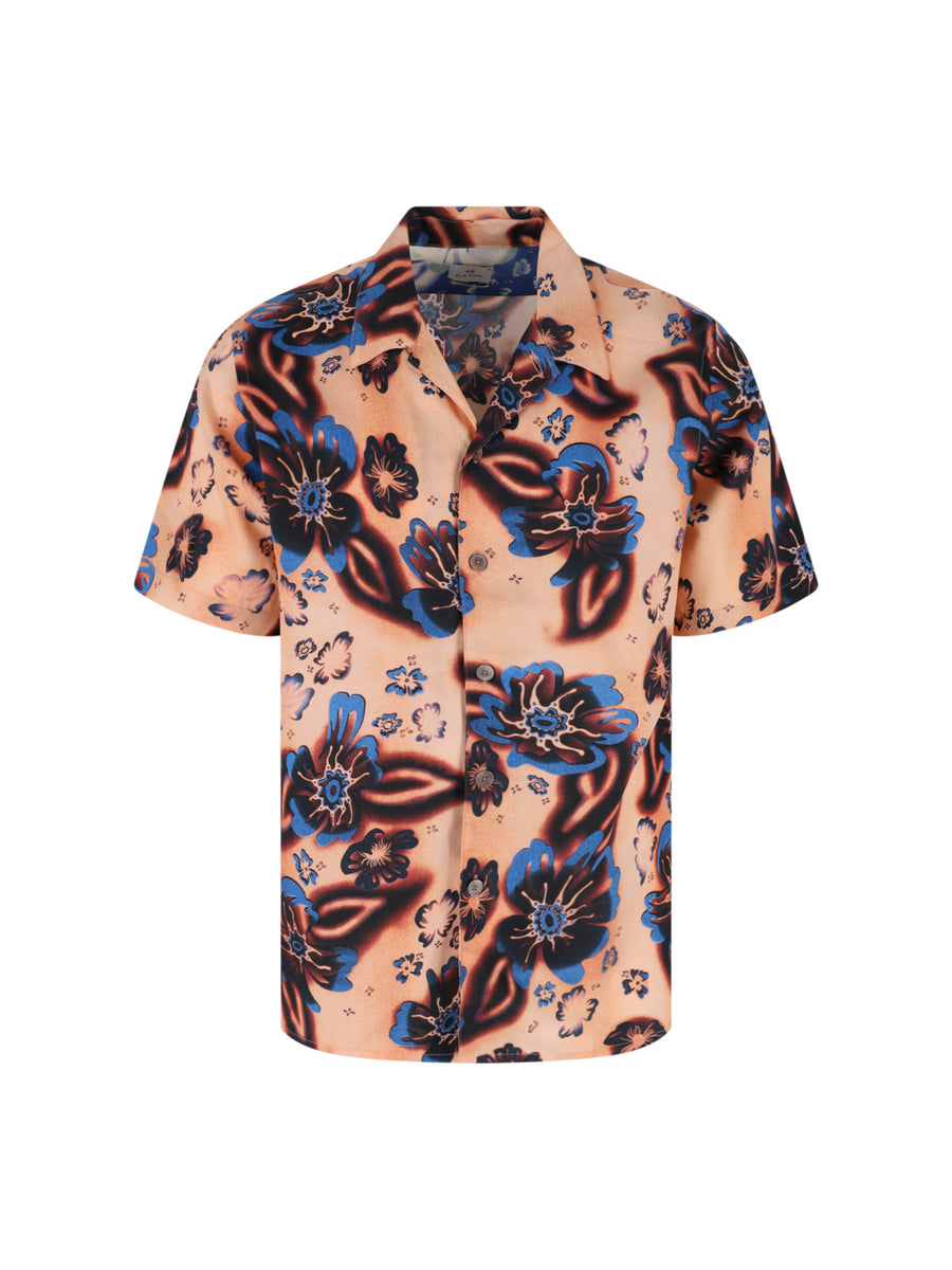 Paul Smith 100% lyocell shirt in orange