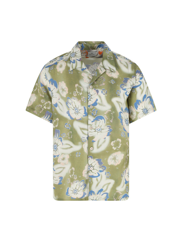 Paul Smith 100% lyocell shirt in green