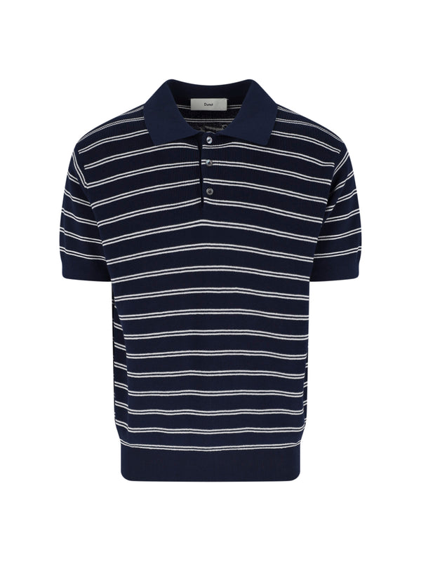 Dunst 69% Cotton polo in navy