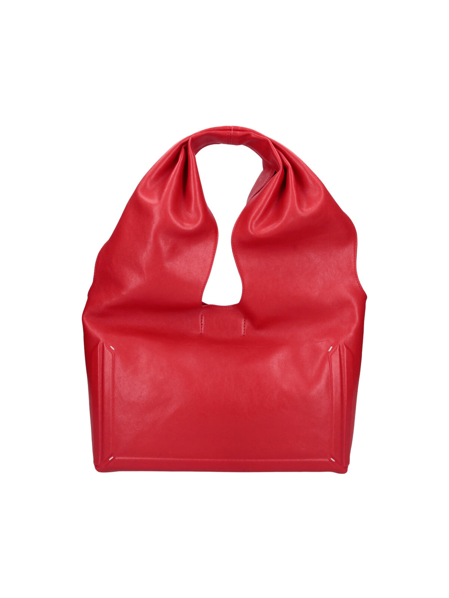 Maison Margiela 100% Ovine Leather shoulder bag in red
